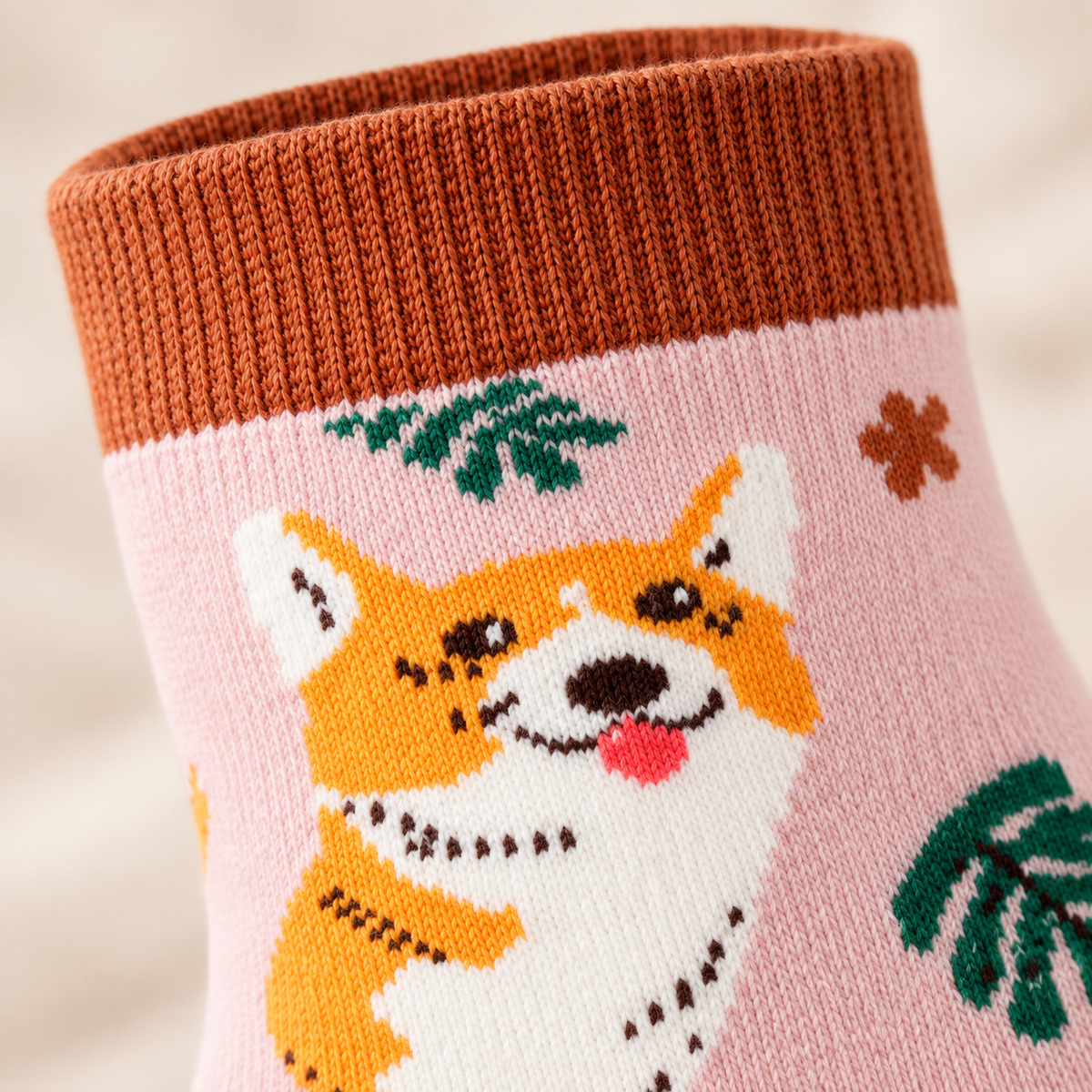 Chaussettes Corgi – Chaussettes femme motif chien mignon