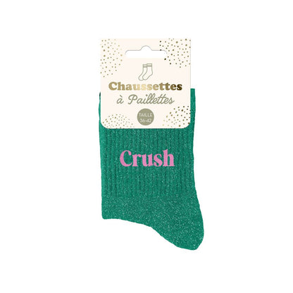 Chaussettes à paillettes "Crush"