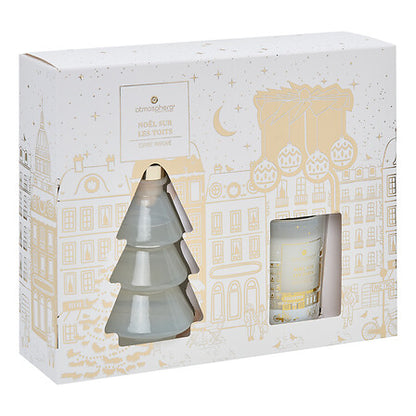 Coffret diffuseur et bougie parfumée Hiver à Paris