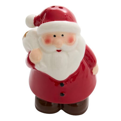 Salière et poivrière Noël - Set Père Noël et sapin céramique