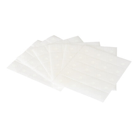 Planches d'autocollants blancs transparents pour accessoires lutin farceur décoration Noël enfant