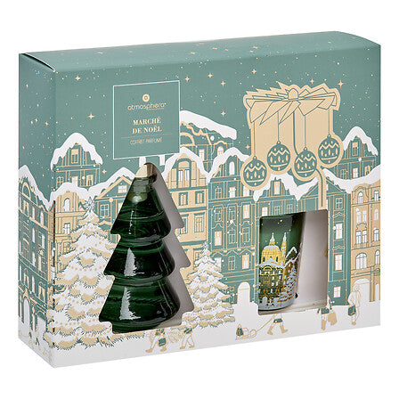 Coffret diffuseur et bougie parfumée Hiver à Prague