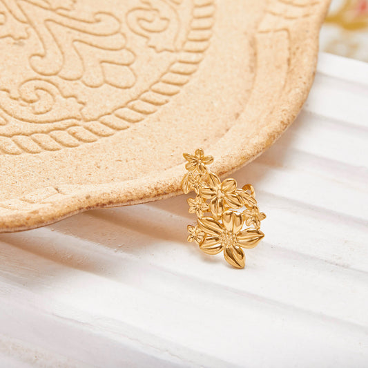 Bague bouquet de fleurs