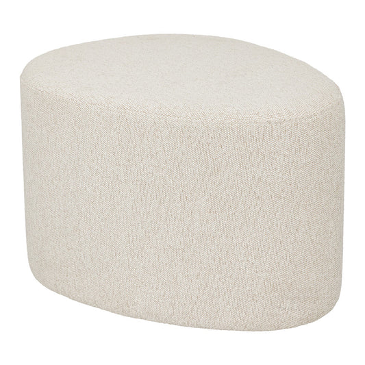 Pouf galet tissu bouclette Estria