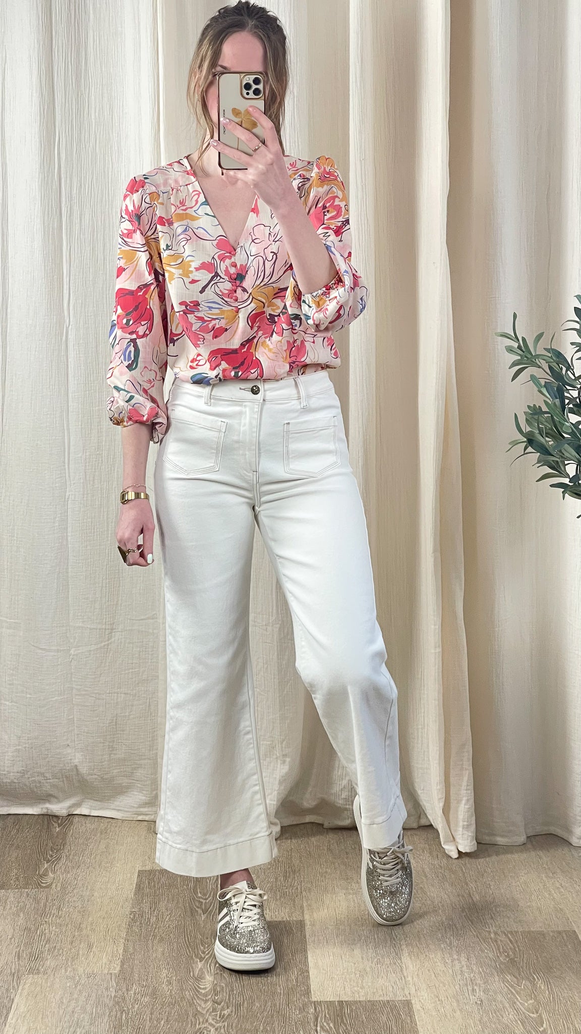 Blouse Samia – Blouse fluide imprimée fleurie