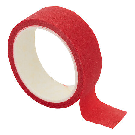 Rouleau de ruban adhésif rouge accessoire lutin farceur pour décoration de Noël et farces festives