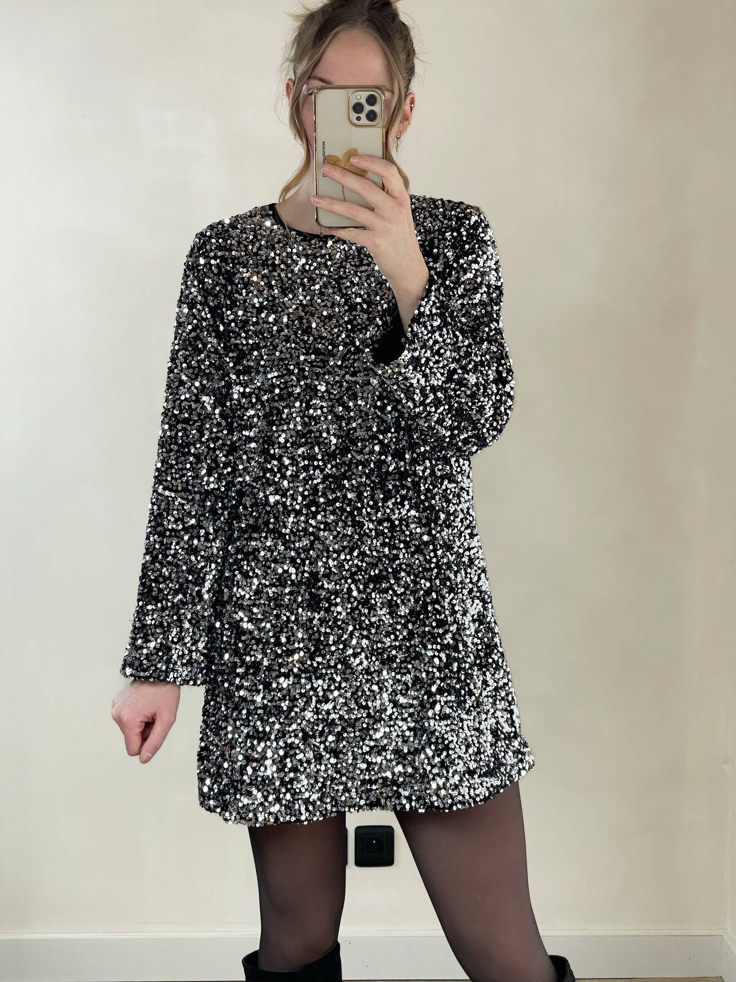 Robe Venus - Robe droite à sequins