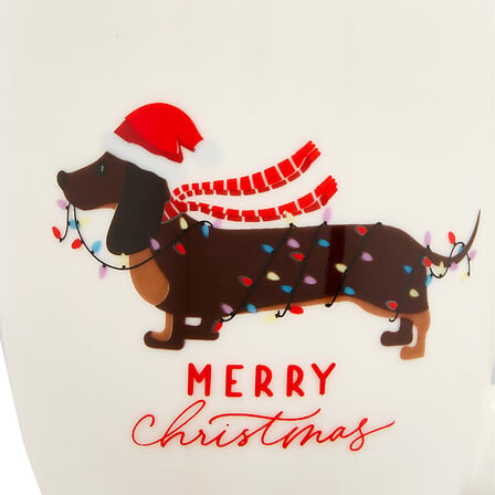 Mug Teckel de Noël