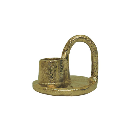 Bougeoir doré d'antan