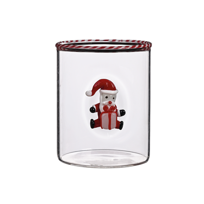 Verre Père Noël 3D