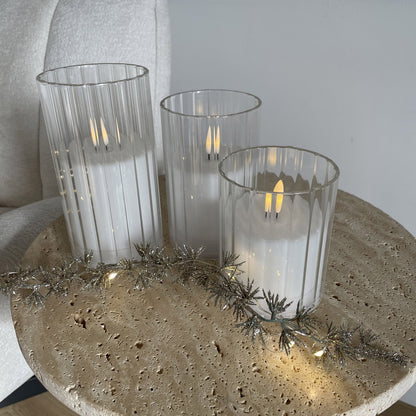 Lot de 3 bougies LED