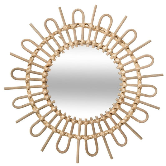 Miroir en rotin - Miroir Cléo