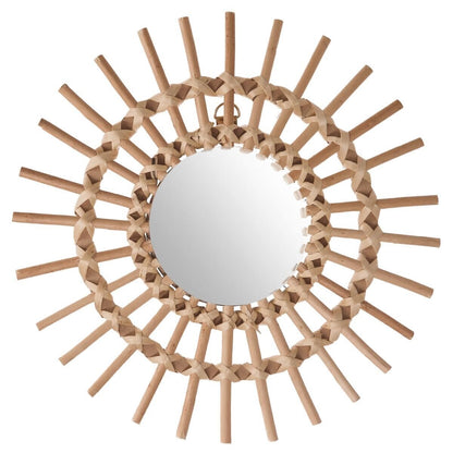Miroir soleil en rotin D58 - Miroir Jane