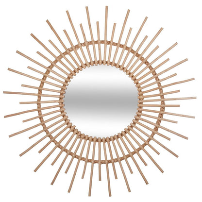 Miroir en rotin soleil Rebecca