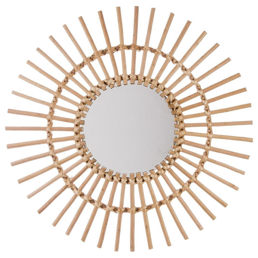 Miroir soleil en rotin D58 - Miroir Jane