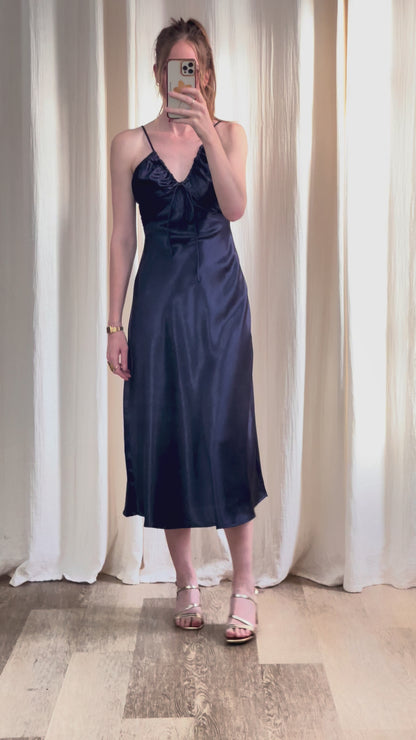 Robe Esmée - Robe midi satinée