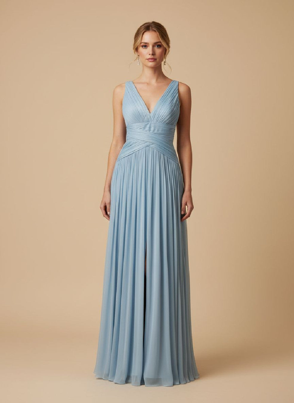 robe ariane bleu clair pour cérémonie