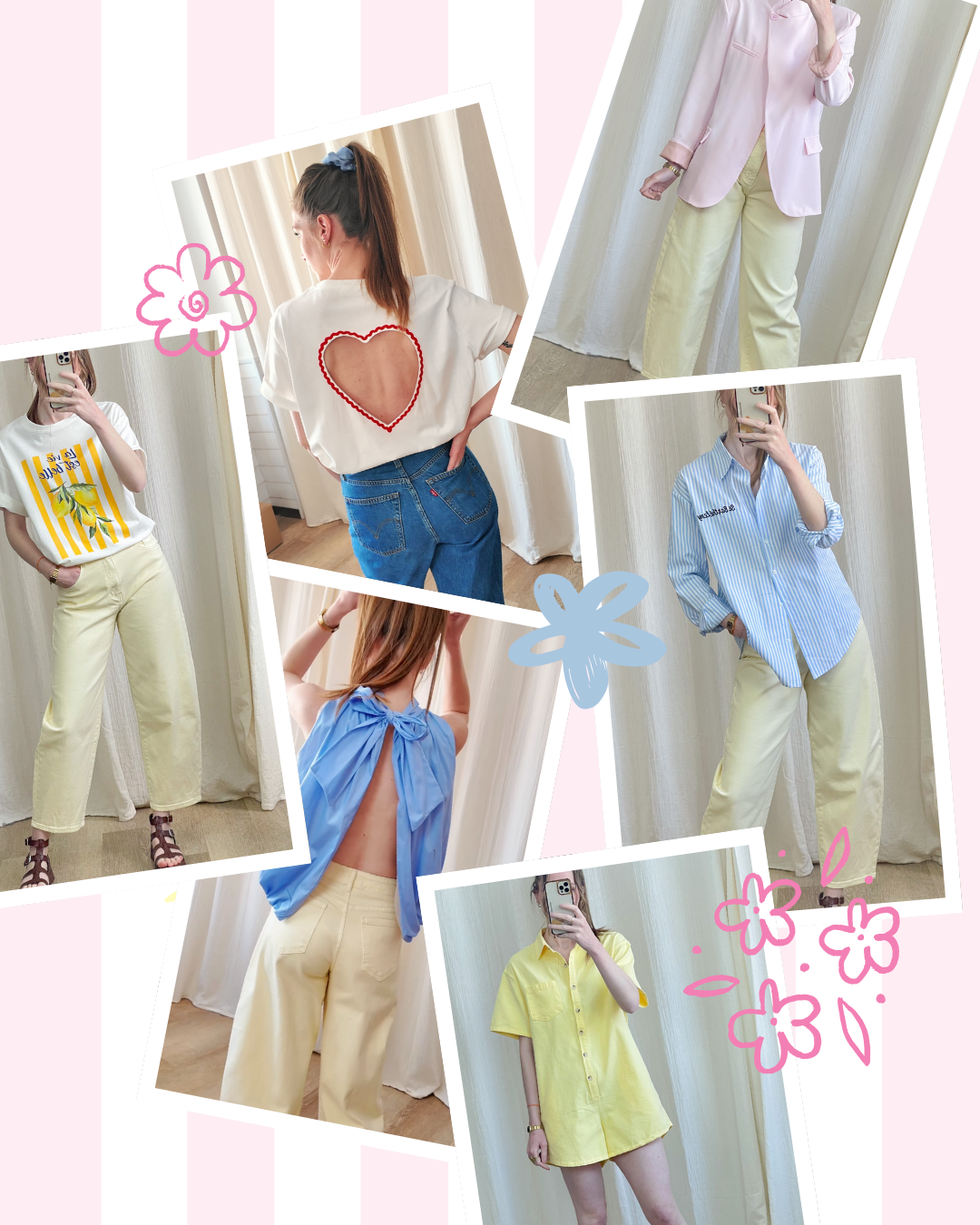 collection été dos nu couleur pastel